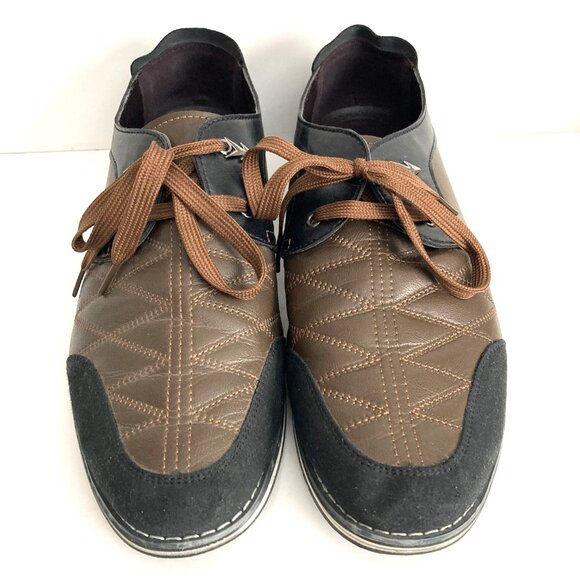 Cosidram  Brown Quilted Oxford Sneakers - Size 11.5 (China 46) main image 10